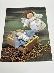 Angel with Baby Jesus Dolls Uncut Sewing Pattern Pages from Book - Picture 1 of 3