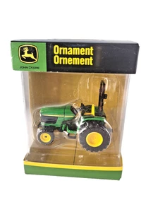 2008 John Deere grüner Utility Traktor Christbaumschmuck amerikanischer Gruß - Bild 1 von 5