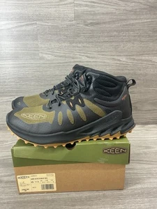 Keen Herren Zionic Mid WP dunkeloliv scharlachrot Ibis Größe 11,5 gebraucht, in einwandfreiem Zustand - Bild 1 von 6