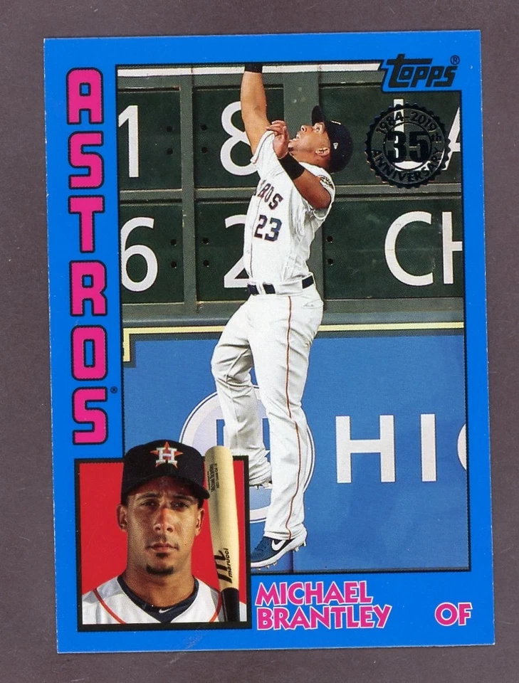 2019 Topps обновление '84 Topps СИНИЙ Майкл Брэнтли Houston Astros - Изображение 1 из 1