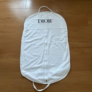 Christian Dior Kleidersack Hülle Kleidung Mantel 100x60cm weiß Canvas aus Japan - Bild 1 von 3