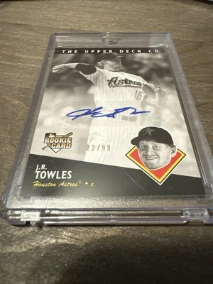 2008 Upper Deck Timeline 94 All-Time Heroes Autographs #171 J.R. Towles Auto /99 - Image 1 of 3