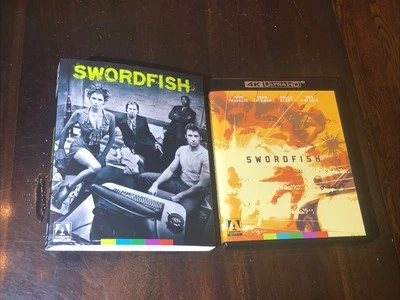 Swordfish (4K UHD, 2025) Like New, With Slipcover! Travolta, Jackman, Berry - Image 1 of 4