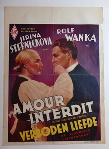 Amour interdit Jirina Stepnickova Rolf Wanka affiche cinema originale 60x80 - Picture 1 of 2