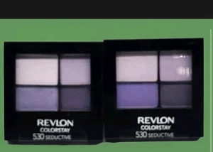 Revlon Colorstay 16 Hour Eyeshadow Quad Palette 530 Seductive .16oz Ea 2pcs - Picture 1 of 1