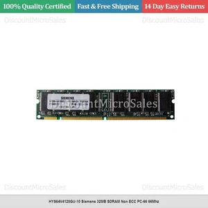 HYS64V4120GU-10 Siemens 32MB SDRAM Non ECC PC-66 66Mhz - Picture 1 of 1