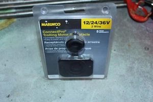 New Marinco 12 24 36v 2 Wire ConnectPro Trolling Motor Receptacle - Picture 1 of 5
