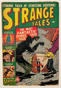 Strange Tales 3 Timely Comics Golden Age 1951 2.0 Good Pre-Code Horror - Picture 1 of 2