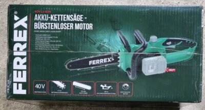 FERREX® Ferrex Akku Kettensäge Säge ohne Akku und Ladegerät 305mm