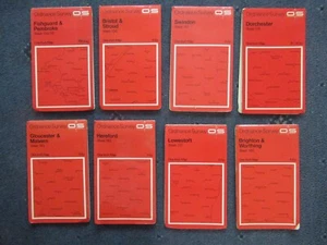 8 x OS MAPS JOB LOT Ordnance Survey (F) - Imagen 1 de 1