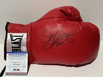 SHOWTIME SHAWN PORTER Signed Autograph Everlast Leather Lace Up Boxing Glove PSA - Image 1 of 3