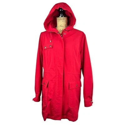 Chaqueta Kristen Blake Roja/Abrigo Coche/Protección Lluvia/Viento. Cremallera y broche frontal Foto 1 de 4