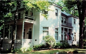 Vintage Postcard Chautauqua Baptist House 1990 Stamped & Postmarked - Picture 1 of 2