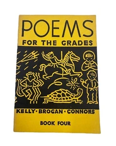 Poems For The Grades, Book Four, Kelly Brogan (Vintage Paperback Booklet, 1939) - Imagen 1 de 8