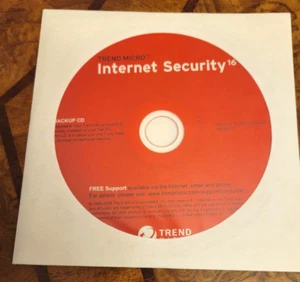 Trend Micro Internet Security 16 Backup CD Software Disc OM495F – Rev. A00 – Sea - Picture 1 of 2