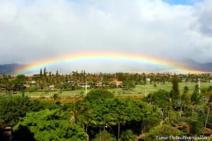 A Rainbow over Lahaina, Maui, Hawaii - Color Photo Print - Picture 1 of 1