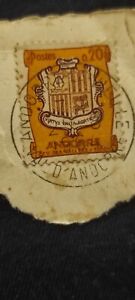 Timbre Andorre Ecu Des Vallées 1780 Rare stamp