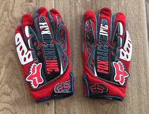 FOX RACING Gloves vintage retro Mx motocross guanti epoca cross no JT AXO - Imagen 1 de 3
