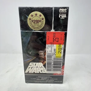 Star Wars 1984 Sealed VHS Red Label CBS Fox New Hope Original Theatrical Release - Picture 1 of 9