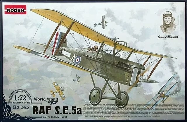 ROYAL AIRCRAFT FACTORY (RAF) S.E.5a w/Wolseley Viper 1/72 RODEN - Immagine 1 di 1
