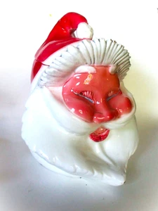VINTAGE 50ER JAHRE MODERNIST WEIHNACHTSMANN KERAMIK KEKSDOSE - ITALIEN - Bild 1 von 12