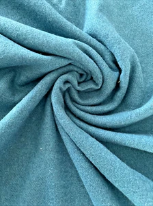 Teal Wool Blend NEW Fabric 58” Wide 2 2/3 yds -Machine Washed ~ FREE Shipping - Picture 1 of 2