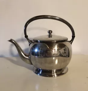 Vintage Academy Silver On Copper Teapot Coffee #120 - Picture 1 of 5
