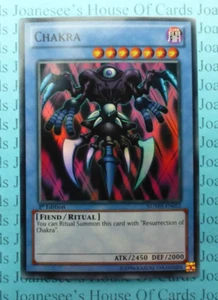 NUMH-EN052 Chakra Super Rare Yu-Gi-Oh Card 1st Edition NM/LP New - Picture 1 of 3