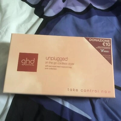 Ghd Unplugged Styler Piastra Per Capelli Senza Fili Rosa Pesca Ed. Limitata - Image 1 of 3