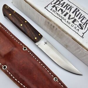 Bark River Knives Puukko Fixed Blade Knife Canvas Micarta CPM 3V w/ Sheath