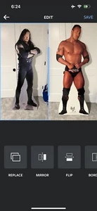 LIFE-SIZE STANDEE Rock Undertaker WWE Cardboard Cutout WWF 1998 Two - Picture 1 of 7