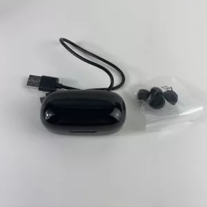 Auriculares Bluetooth inalámbricos verdaderos ultraligeros AmazonBasics - negros - Imagen 1 de 3