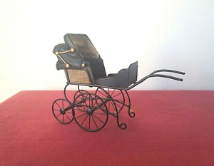 Antique CYR Phaeton Metal and Leather Carriage Action Figure - Picture 1 of 12