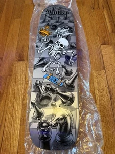 SIGNED RODNEY MULLEN Powell Peralta BB Skateboard Deck - Silver 12 - Picture 1 of 4