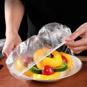 200pcs Disposable Food Covers Fresh-Keeping Plastic Bag Colorful Saran Wrap - Picture 1 of 13