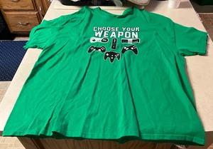 T-shirt manica corta verde scegli la tua arma ottime condizioni taglia 3XL - Foto 1 di 5