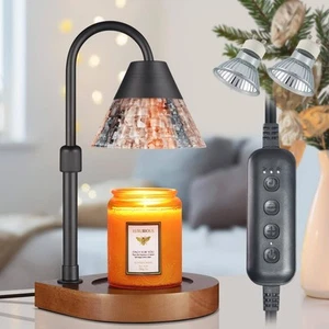 Candle Warmer Lamp with Timer, Dimmable Electric Candle Warmer,Candle Melter ... - Picture 1 of 6