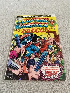 Captain America 195 VG- 3.5 Falcon Jack Kirby Story & Art Madbomb 1976 - Picture 1 of 4