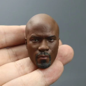 1/6 Mike Colter Luke Cage Head Carved Model Fit 12'' Figure - Picture 1 of 3
