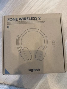 New! Logitech Zone Wireless 2 Headset (USB-C Receiver with USB-A adapter) - Picture 1 of 2