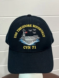 The Corps USS Theodore Roosevelt CVN 71 Baseball Cap Hat One Size - Picture 1 of 10