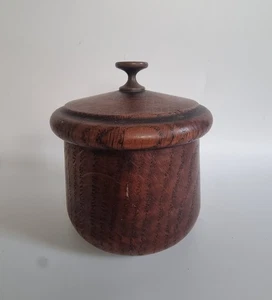 Victorian \ Edwardian Wooden Tobacco Jar. - Foto 1 di 2