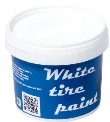 Anvil Car & Motorcycle White Wall Tyre (Tire) Paint - 250ml Cruiser Hot Rod - Image 1 of 4