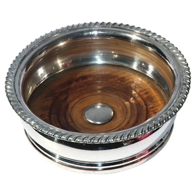 Uma boa montanha-russa antiga William IV Old Sheffield prata placa decantador C.1820 - Imagem 1 de 4