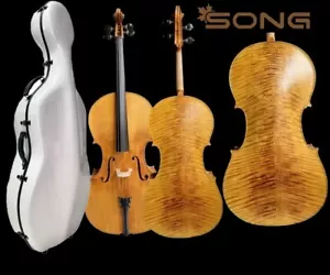 Master model SONG Brand profession concert cello 4/4 .Oil varnish,Free hard case - Picture 1 of 12