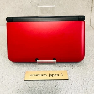 Nintendo 3DS LL XL console Red x Black Japan w/stylus pen NTSC-J - Picture 1 of 13