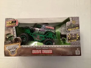 Monster Jam Truck GRAVE DIGGER New Bright REMOTE RADIO CONTROL RC VEHICLE - Picture 1 of 3
