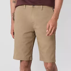Volcom Vmonty 22 inch Mens Shorts -Khaki 34 inch waist NWT $55 - Picture 1 of 3