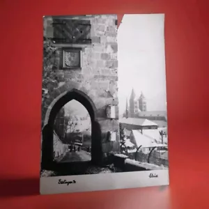 Esslingen Neckar city gate 1956 greeting card antique postcard old postcard - Picture 1 of 5