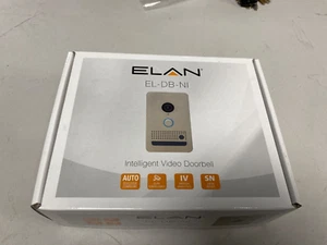 ELAN Home EL-DB-NI - Intelligent Video Doorbell Brush Nickel New Elan G Systems - Picture 1 of 7